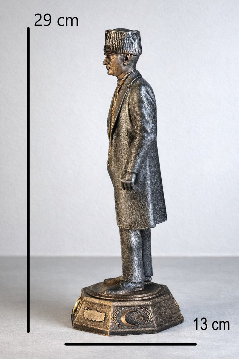 Atatürk Paltolu Orjinal işçilik Biblo Heykel