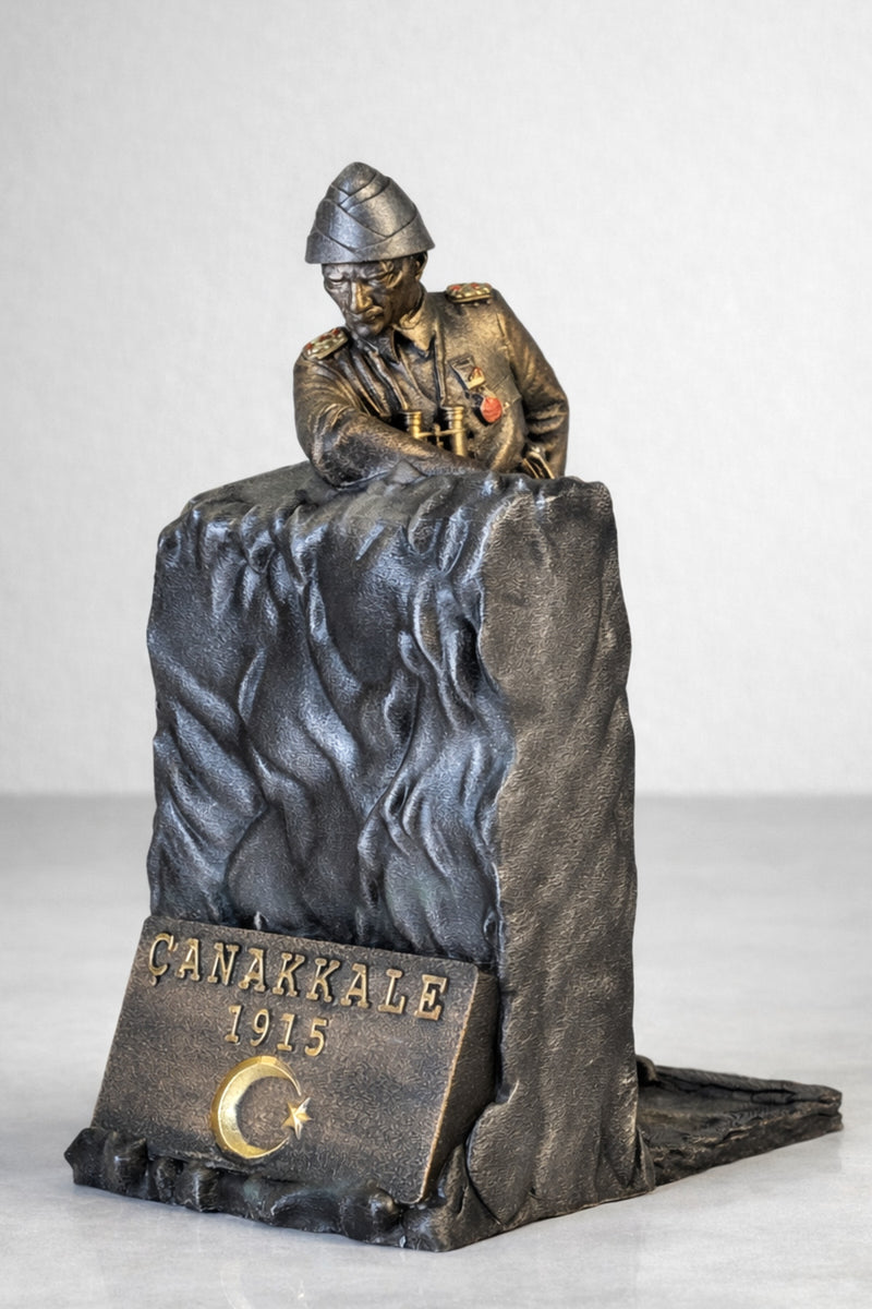 Atatürk Çankakkale Siperden Bakış Biblo Bakır