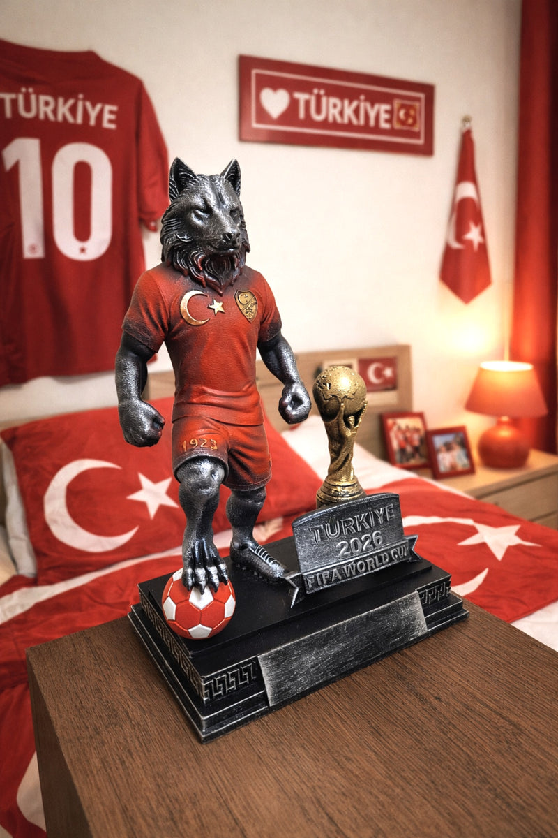 Türkiye Milli Takım Dünya Kupası Özel bozkurt temalı Maskot , Biblo
