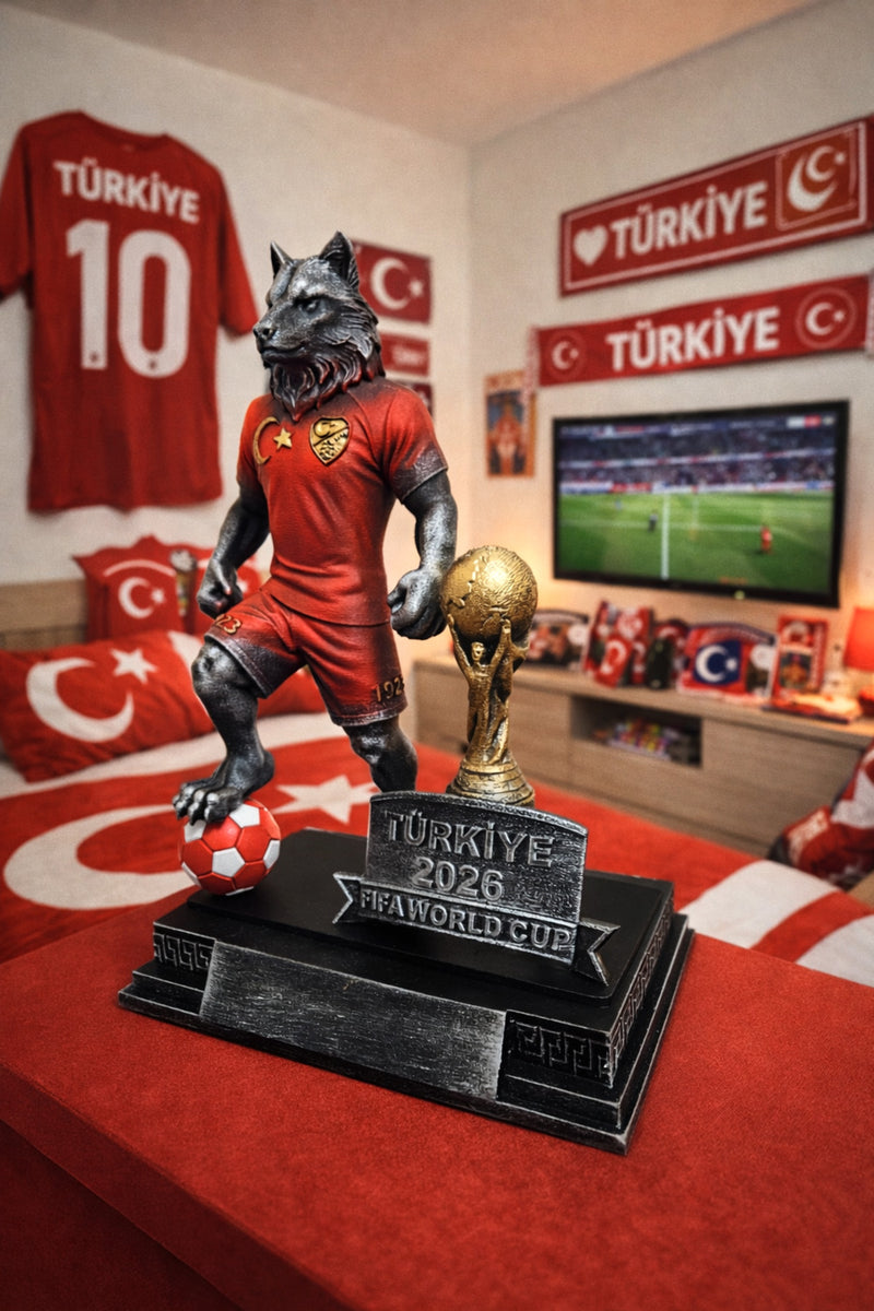 Türkiye Milli Takım Dünya Kupası Özel bozkurt temalı Maskot , Biblo