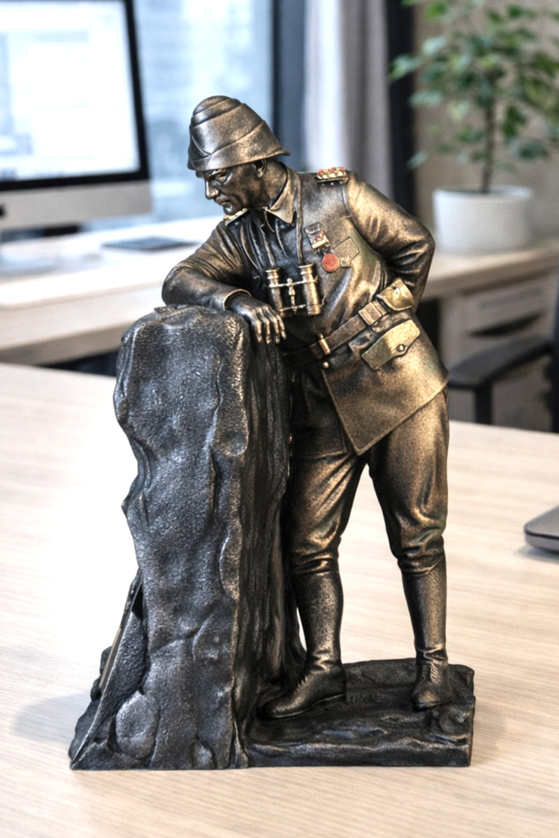 Atatürk Çankakkale Siperden Bakış Biblo Bakır