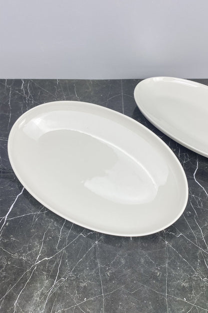 Porselen Oval Meze Sofra Sunum Tabağı 1 ADET