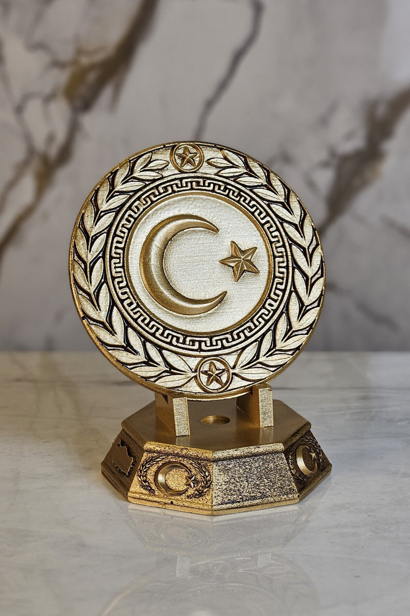 Ay yıldız rölyef Biblo Gold