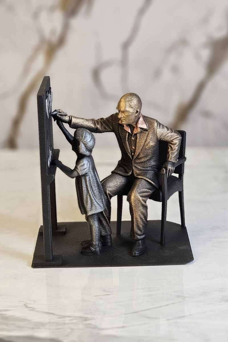Atatürk Öğretmen biblo heykel