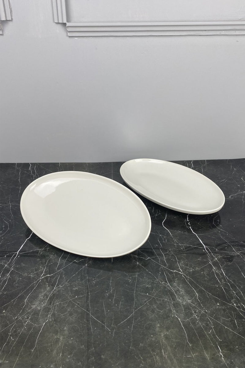 Porselen Oval Meze Sofra Sunum Tabağı 1 ADET