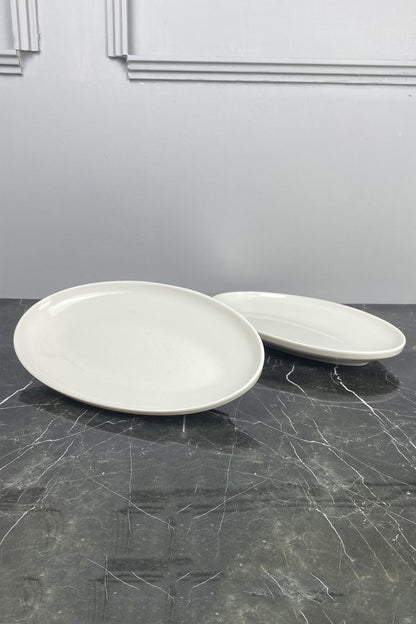 Porselen Oval Meze Sofra Sunum Tabağı 1 ADET