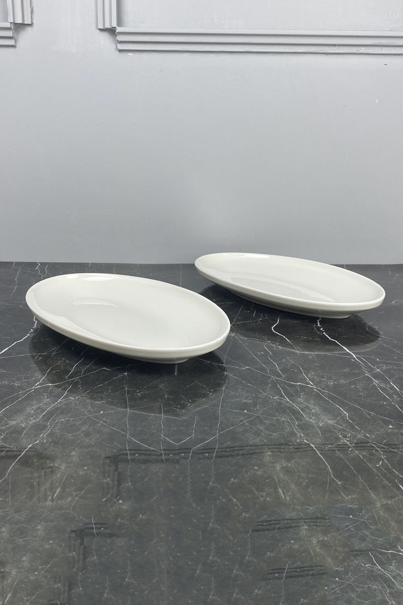 Porselen Oval Meze Sofra Sunum Tabağı 1 ADET